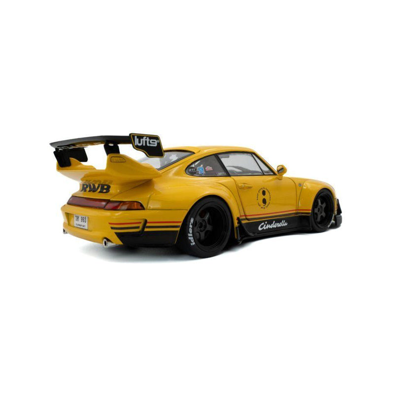 Solido 1:18 2020 RWB Bodykit Cinderella Yellow Vehicle