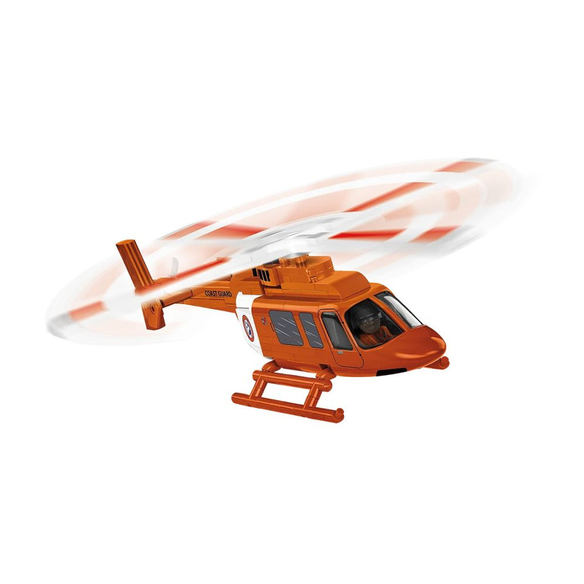 Cobi Bell 407 Coast Guard Helicopter 1:48 Scale