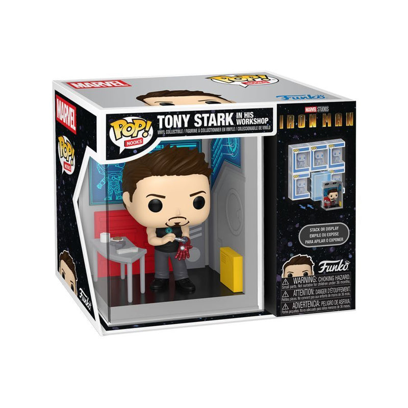 Iron Man (2008) Tony Stark in Garage Pop! Nook