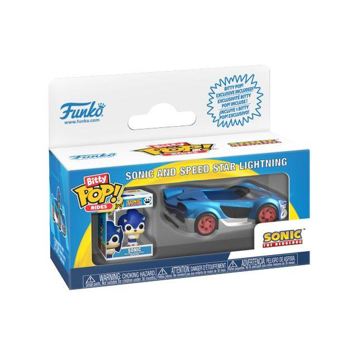 Sonic the Hedgehog with Speed Star Bitty Pop! Ride