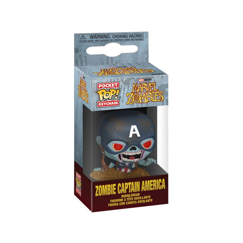 Marvel: Zombies Zombie Captain America Pop! Keychain