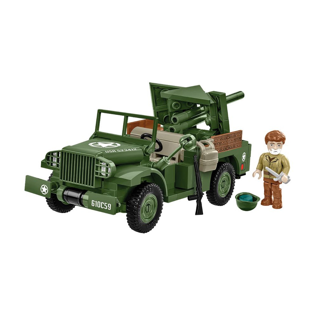 World War 2 37mm GMC M6 Fargo (230 Pcs)