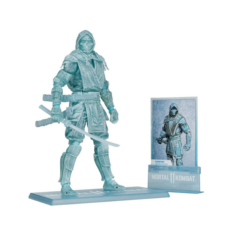 Mortal Kombat Scorpion MK 11 Frostbite Gold Label 7"Figure