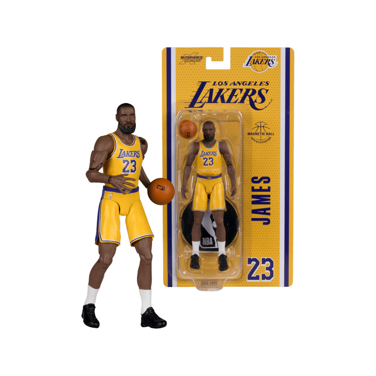 NBA Lebron James (Los Angeles Lakers) 6" Articulated Figure