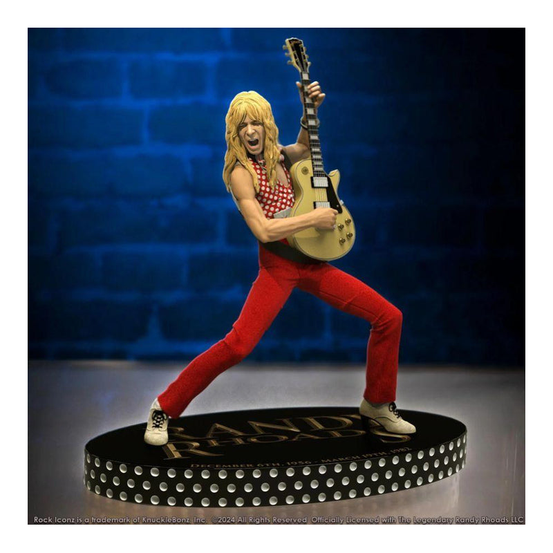 Randy Rhoads 4 Early Years Red Version Rock Iconz Statue