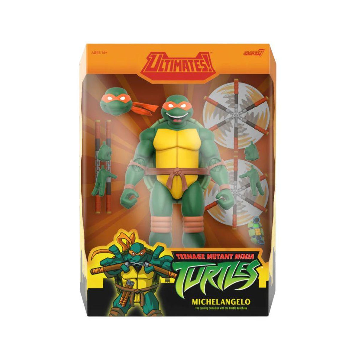 Tennage Mutant Ninja Turtles Michelangelo Ultimates Figure