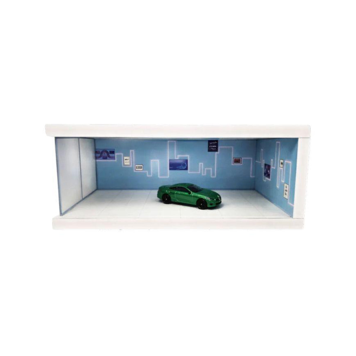 1:64 Snowboard w/ Light Box Single Parking Space Mini