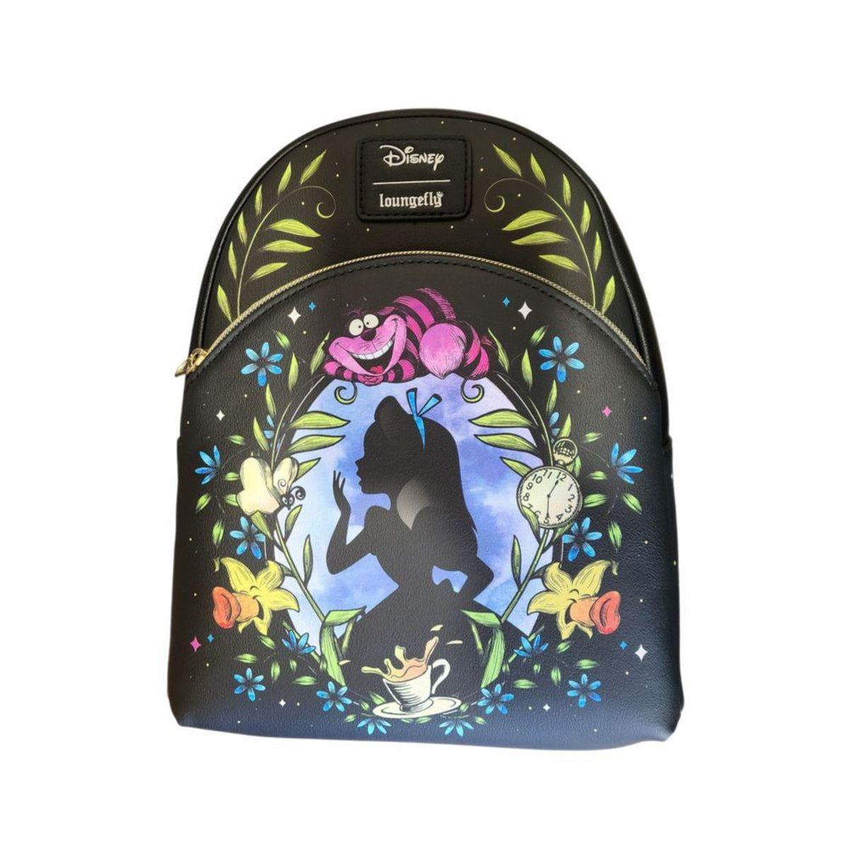 1951 Alice & Cheshire Cat Floral US Glow Mini Backpack