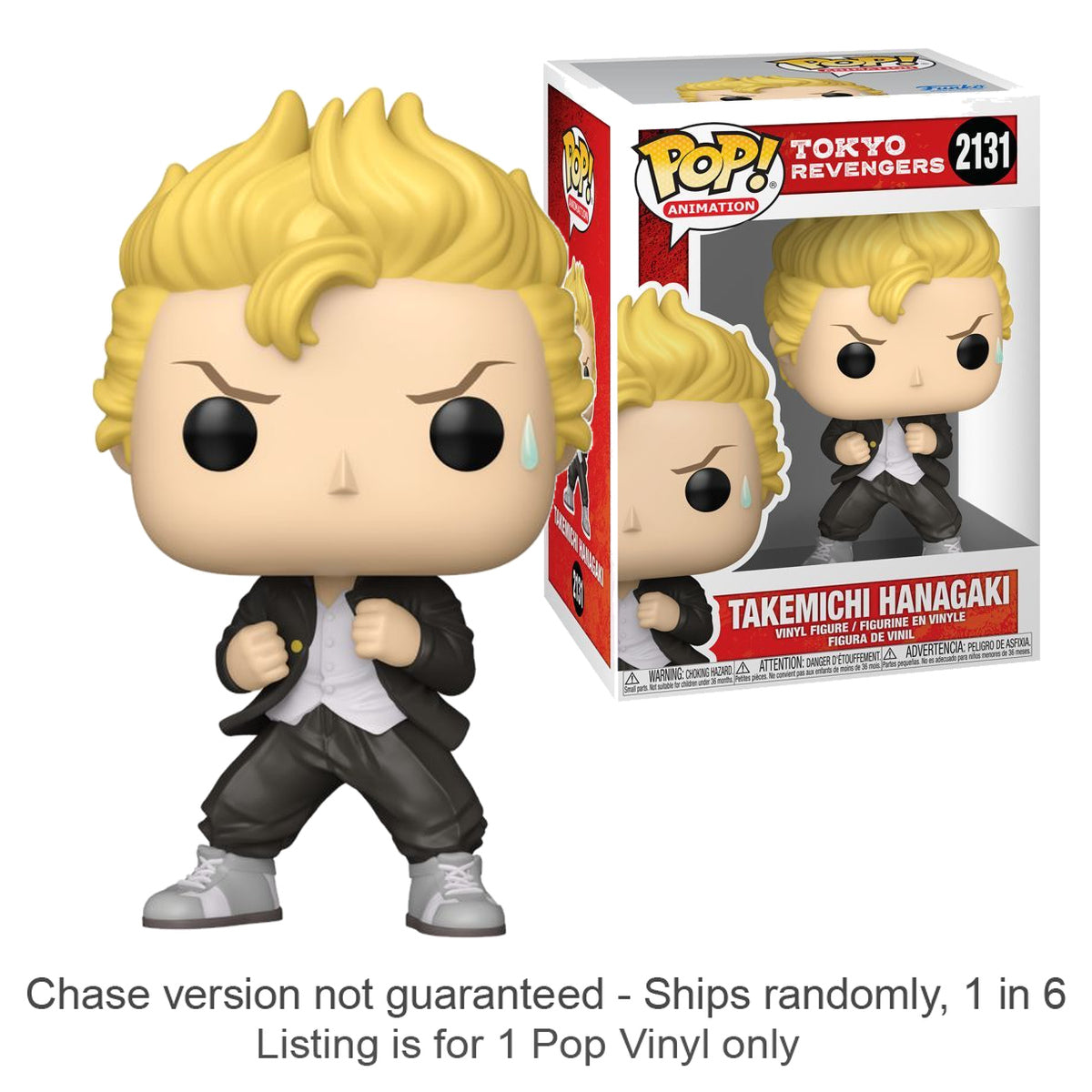 Tokyo Revengers Takemichi Hanagaki Pop! Vinyl (Chase Ships 1 in 6)
