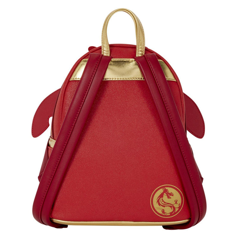 Mulan Mushu Glitter Cosplay Mini Backpack