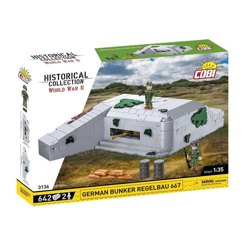 World War 2 German Bunker Regelbau 667 Construction Set