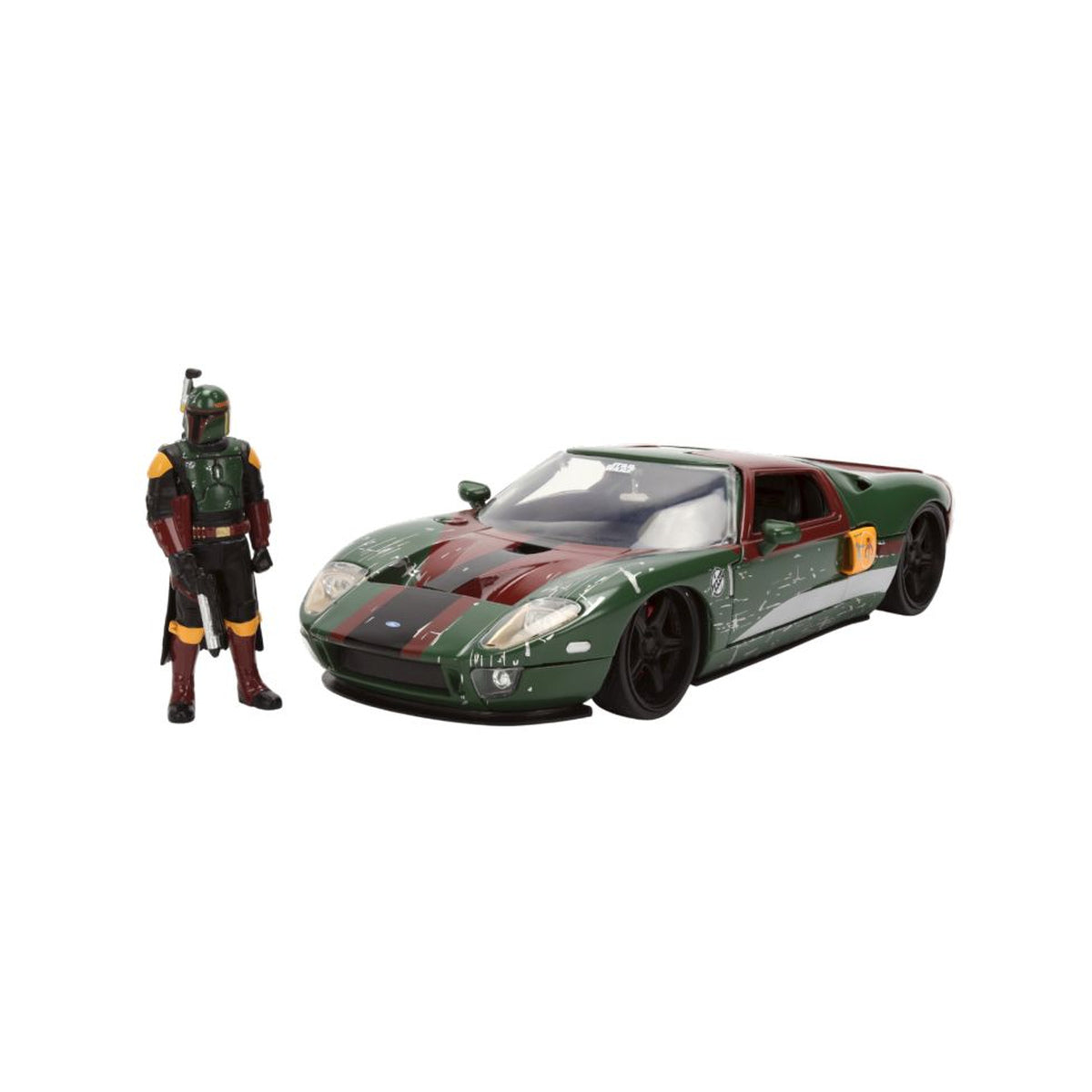 Star Wars 2005 Ford GT with Boba Fett 1:24 Diecast Vehicle