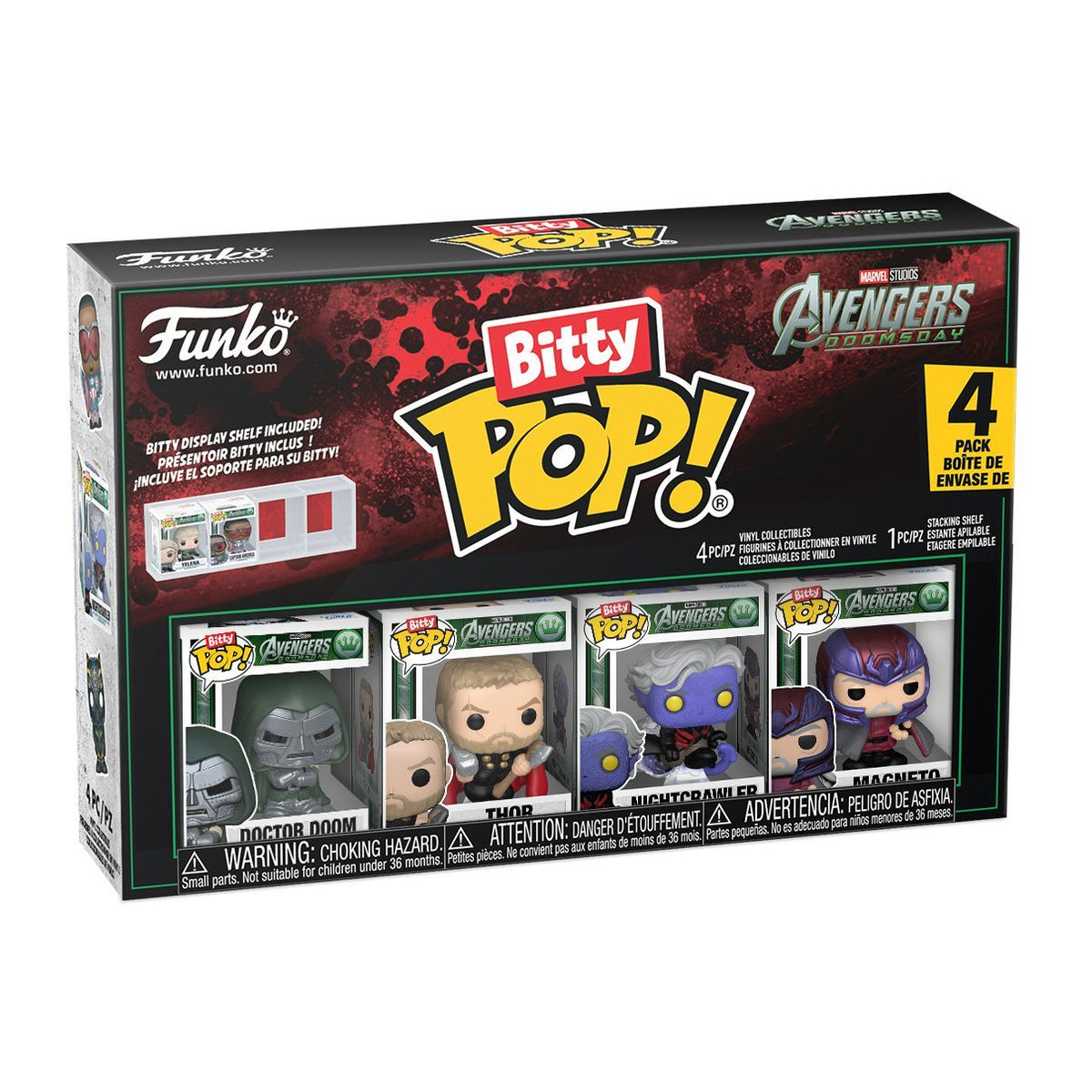 Avengers: Doomsday Doctor Doom Bitty Pop! 4-Pack