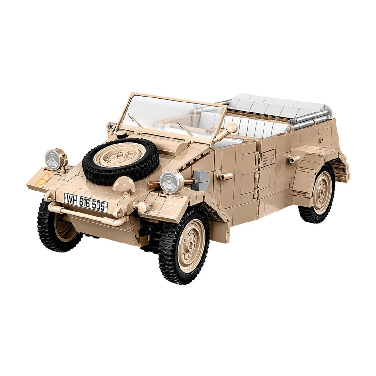 World War 2 Kubelwagen Typ 82 (1290 Piece Kit)
