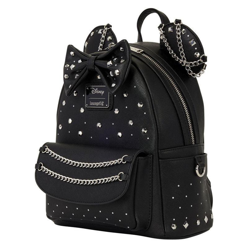 Disney Minnie Mouse Studs & Chains Mini Backpack