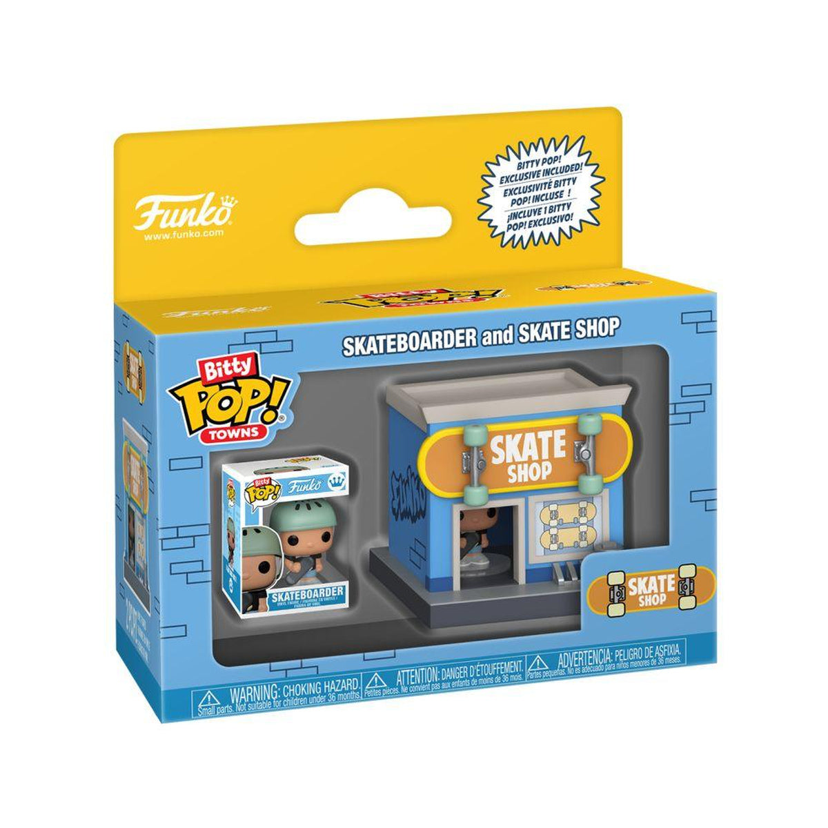 Bitty City Skate Shop Bitty Pop! Town