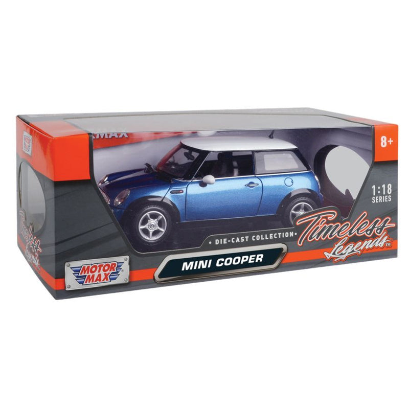 Timeless Legends 1:18 Scale Mini Cooper [Blue]