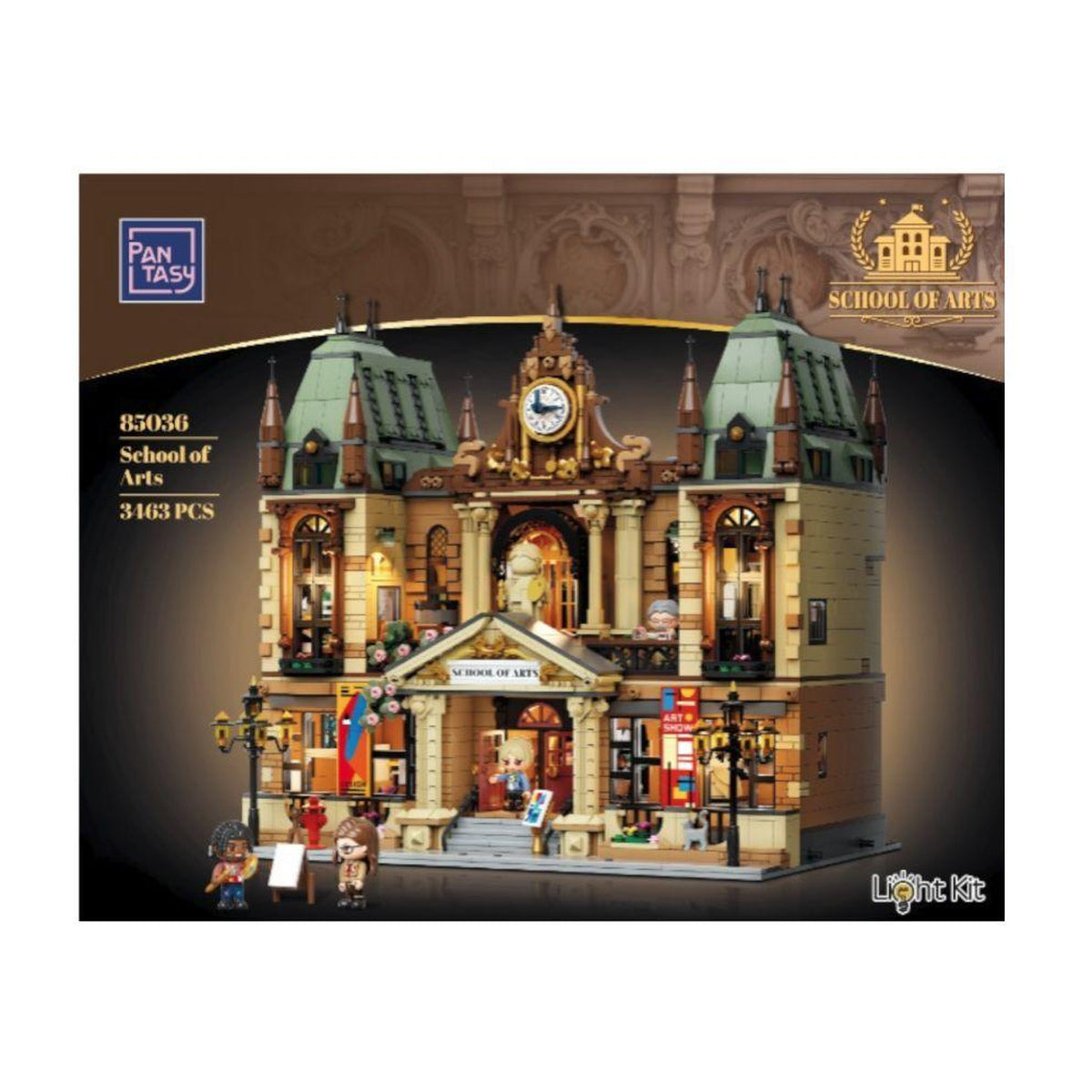 Retro Series School of Arts Construction Set (3463 Pieces)