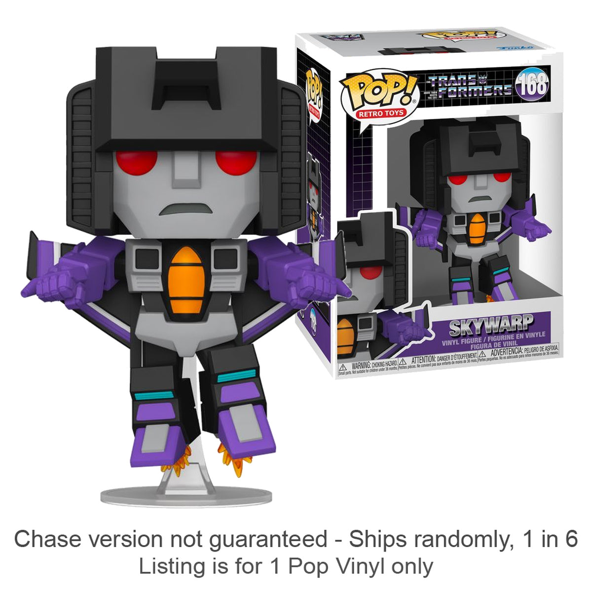 Transformers G1 Skywarp Pop! Vinyl (Chase Ships 1 in 6)