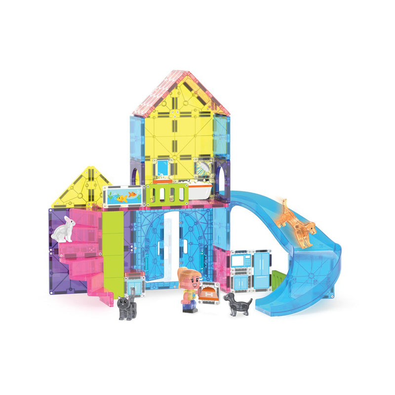 MAGNA-TILES Pet Playhouse 50-Piece Set