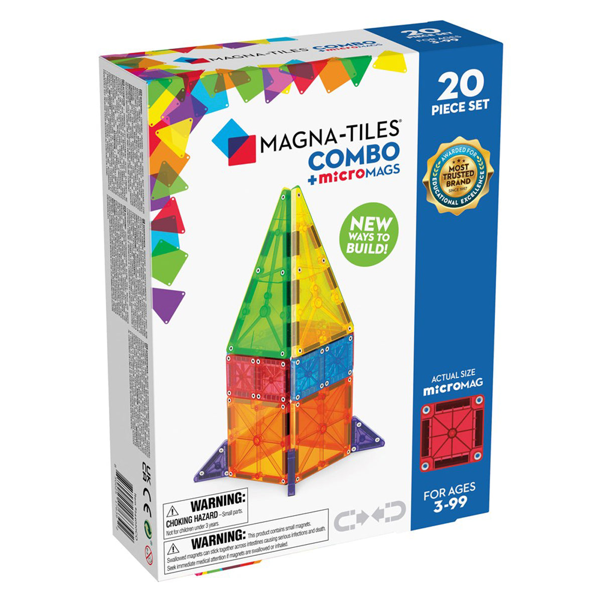 MAGNA-TILES Combo + microMAGS Set