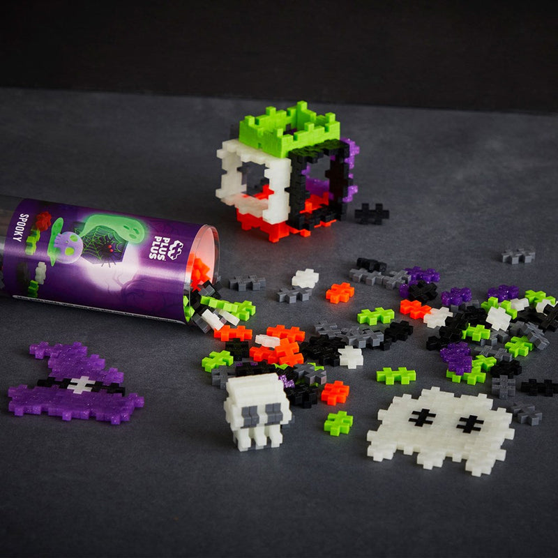 Plus-Plus Spooky Mix Building Blocks Tube 100pcs