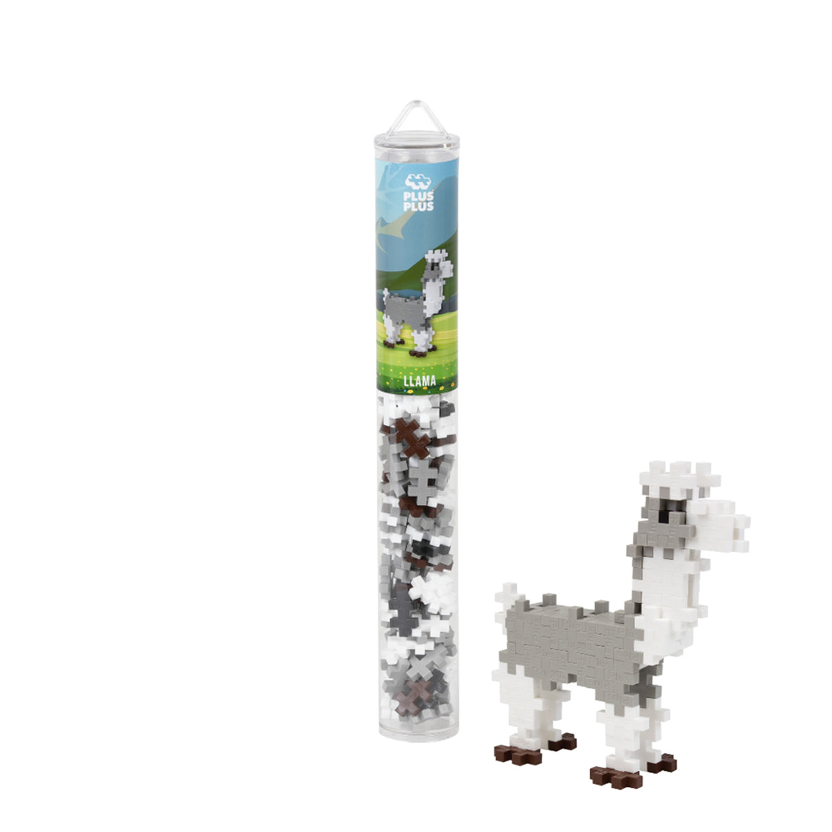 Plus-Plus Llama 100pcs Building Blocks Tube