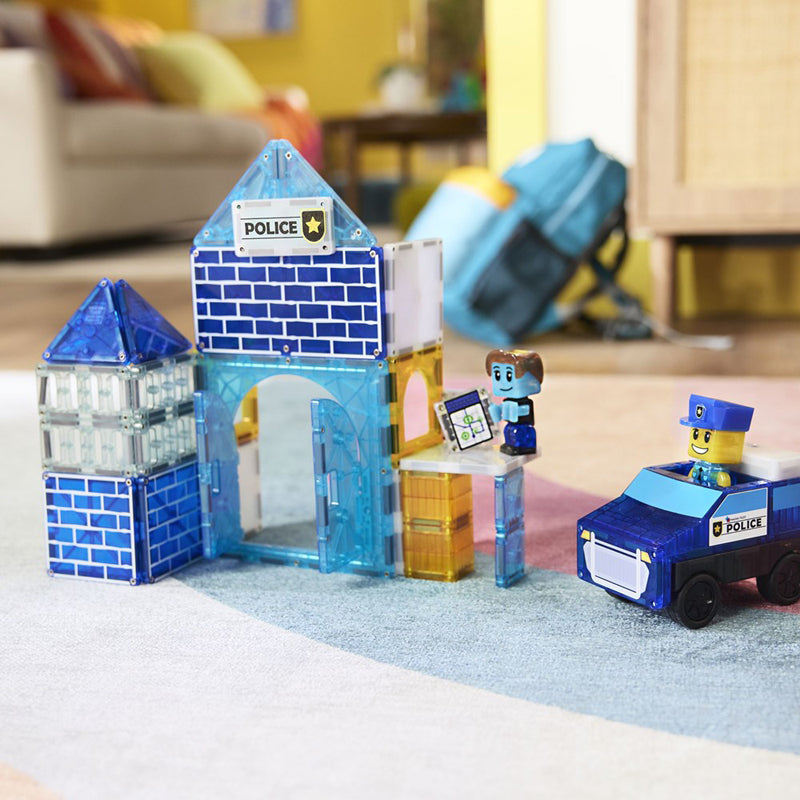 MAGNA-TILES Police Station 35-Piece Set