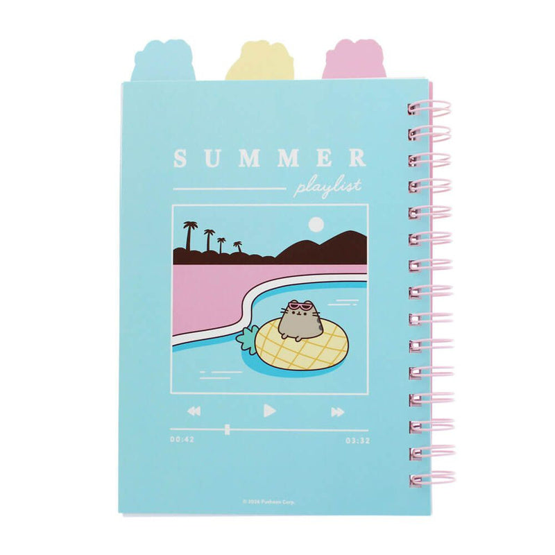Pusheen Tropical Vacation A4 Project Notebook