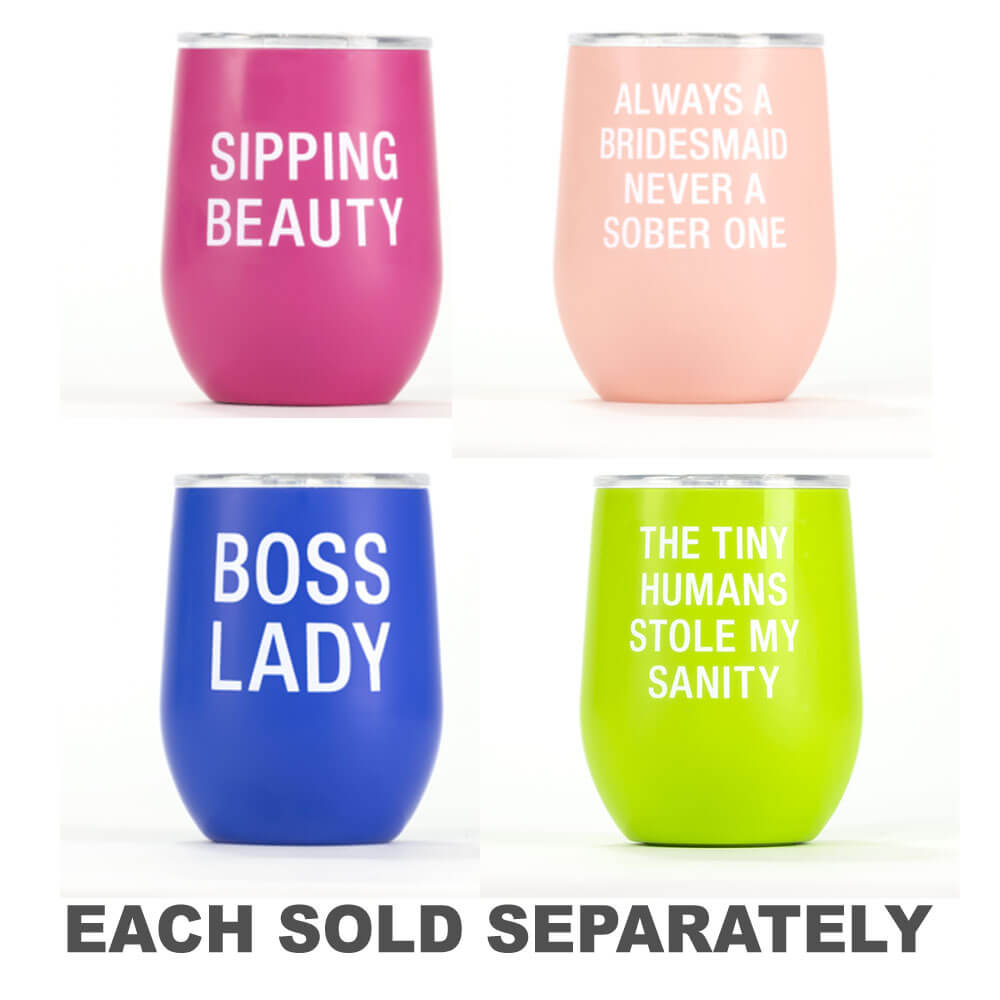 Say What Insulated Wine Tumbler