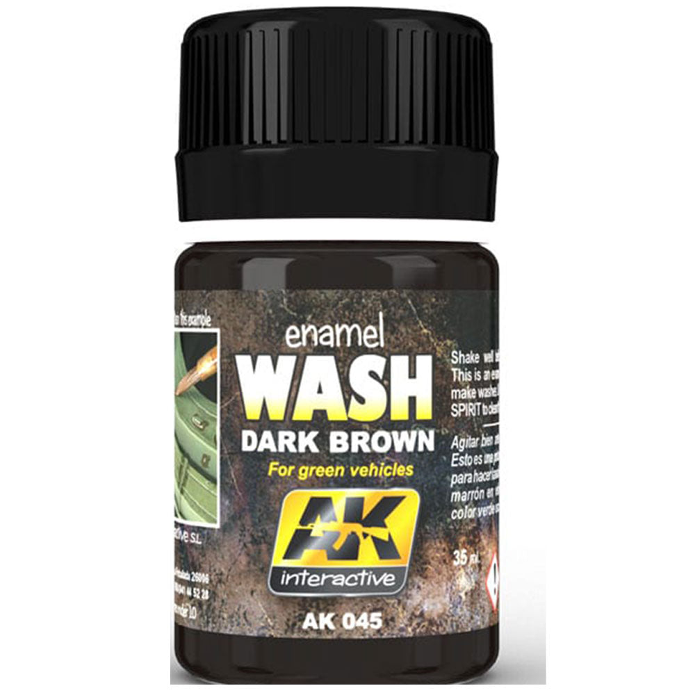 AK Interactive Dark Wash for Green Vehicles