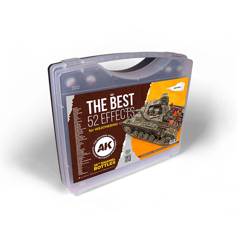 AK Interactive 3 Gen Briefcase 52 Enamel Colours Acrylic Paint Set