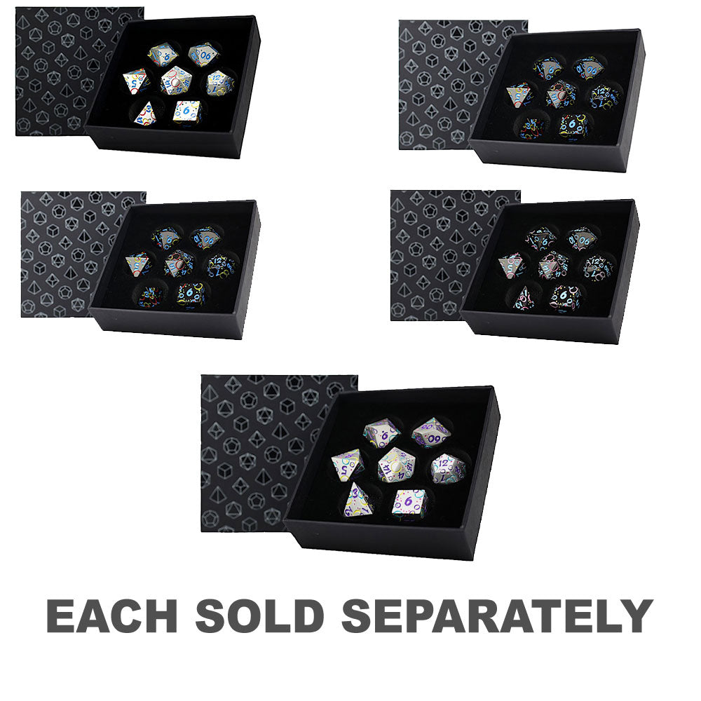 LPG Inscripted Bubbles RPG Dice Set