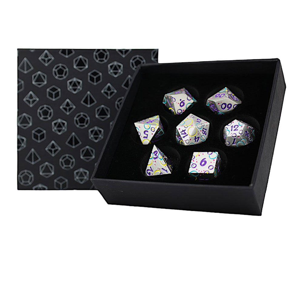 LPG Inscripted Bubbles RPG Dice Set