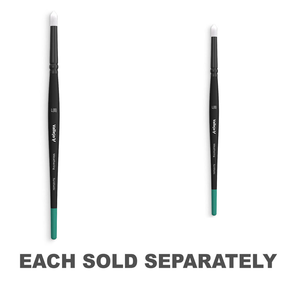 Vallejo Weathering Round Synthetic Brush