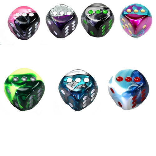 Chessex Gemini D6 Dice with Pips 30mm