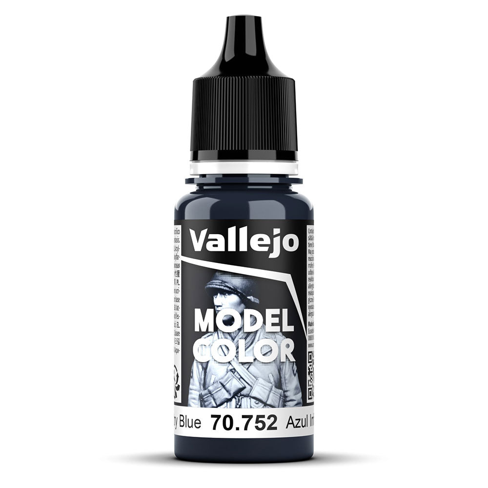 Vallejo Model Colour Acrylic Paint 18mL (Blue)