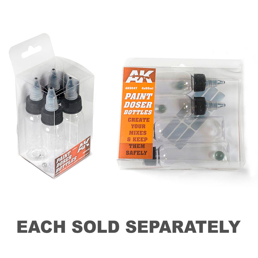 AK Interactive Paint Doser Bottles (Pack of 4)