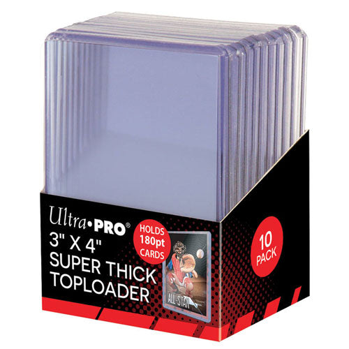 Ultra Pro Super Thick Toploader 10pcs (3x4in)