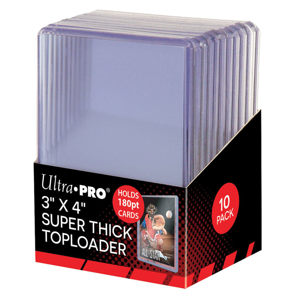 Ultra Pro Super Thick Toploader 10pcs (3x4in)