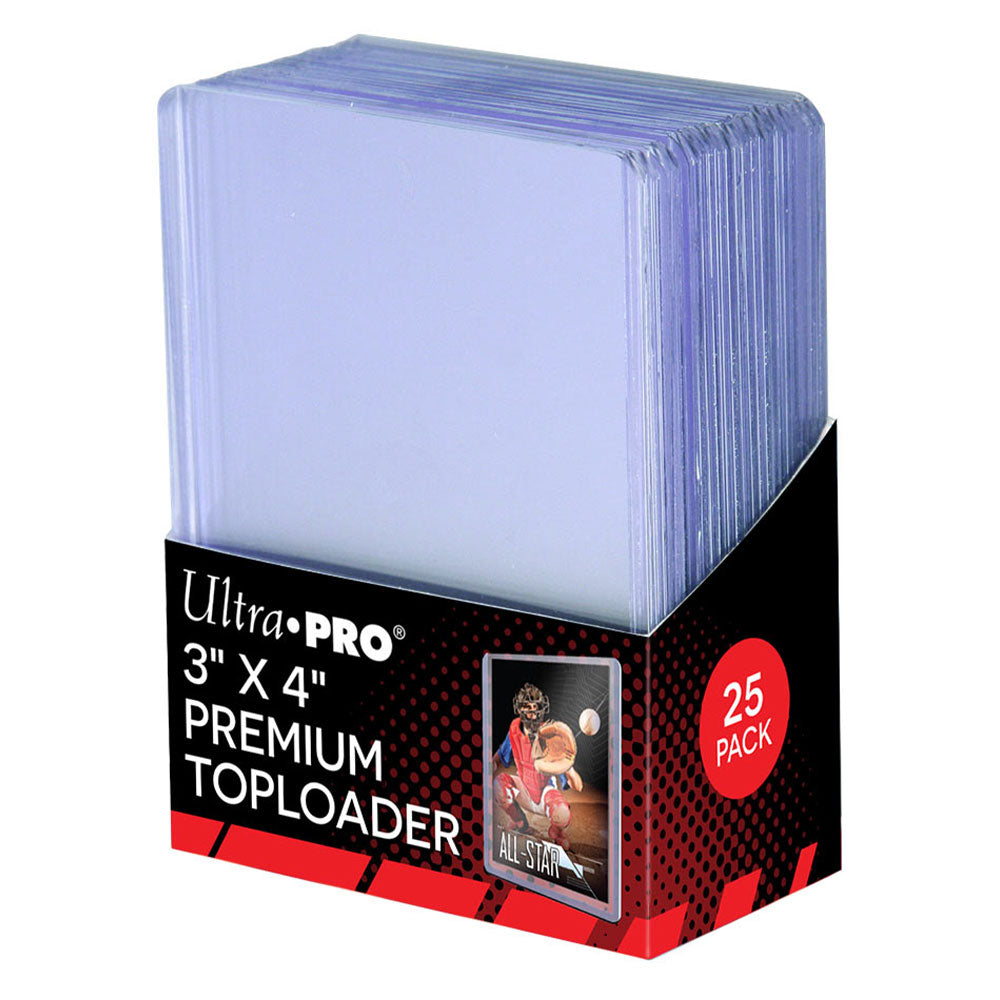 Ultra Pro Ultra Clear Premium Toploader Card Holder 25pcs (3x4in)