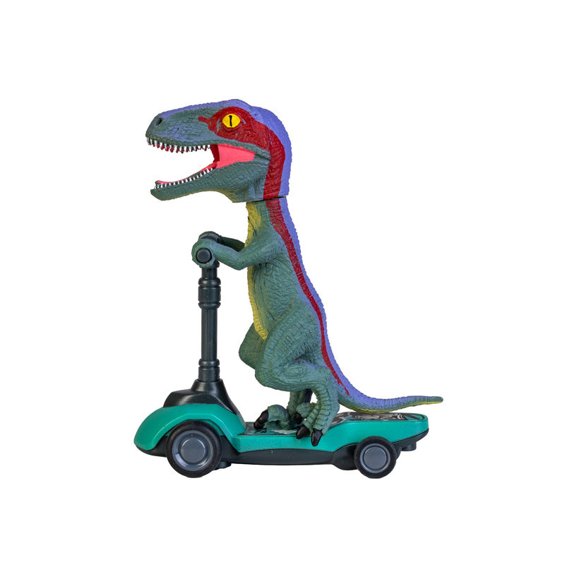 Pull Back Dinosaur Scooter Toy
