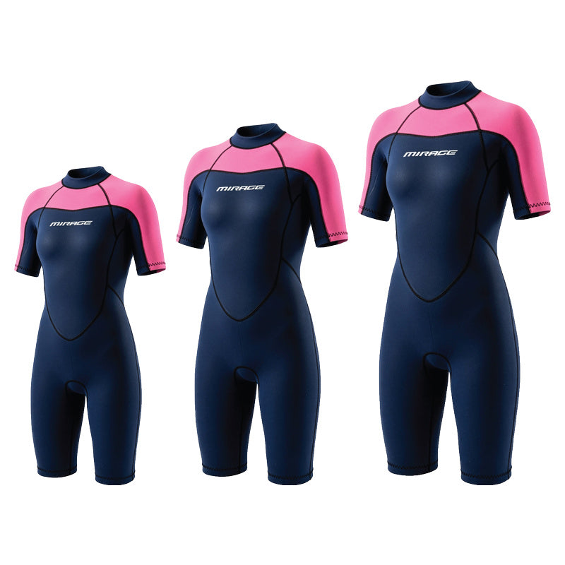 Mirage Women's Springsuit 2mm (Pink/Navy)