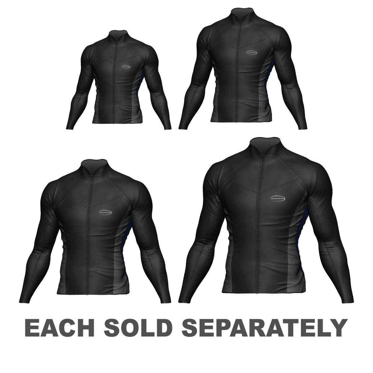 Men's Water Sport Wetsuit Top (Black)
