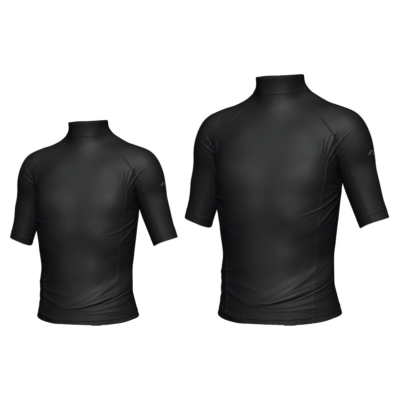 Mirage Kids' Short Sleeve Rash Top (Black)