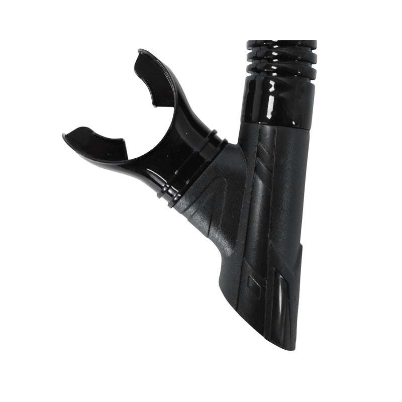 Raven Junior Silicone Mask & Snorkel Set (Black)