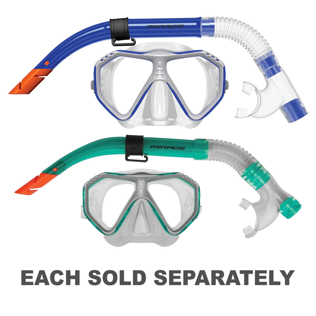 Caribbean Adult Silitex Mask & Snorkel Set