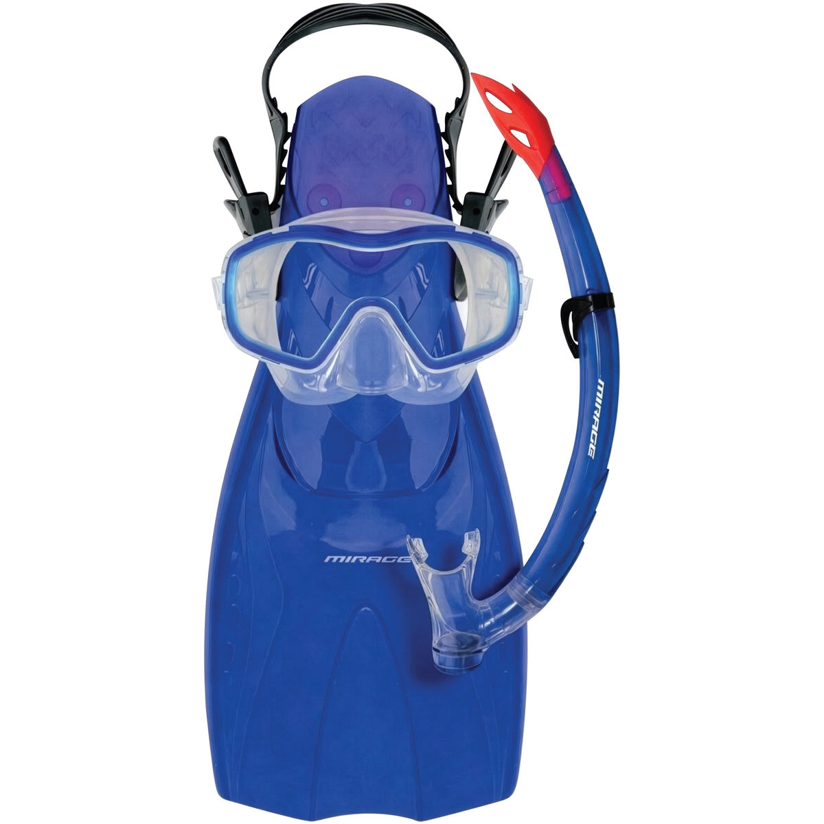 Shrimp Junior Silitex Mask, Snorkel & Fin Set (Blue)