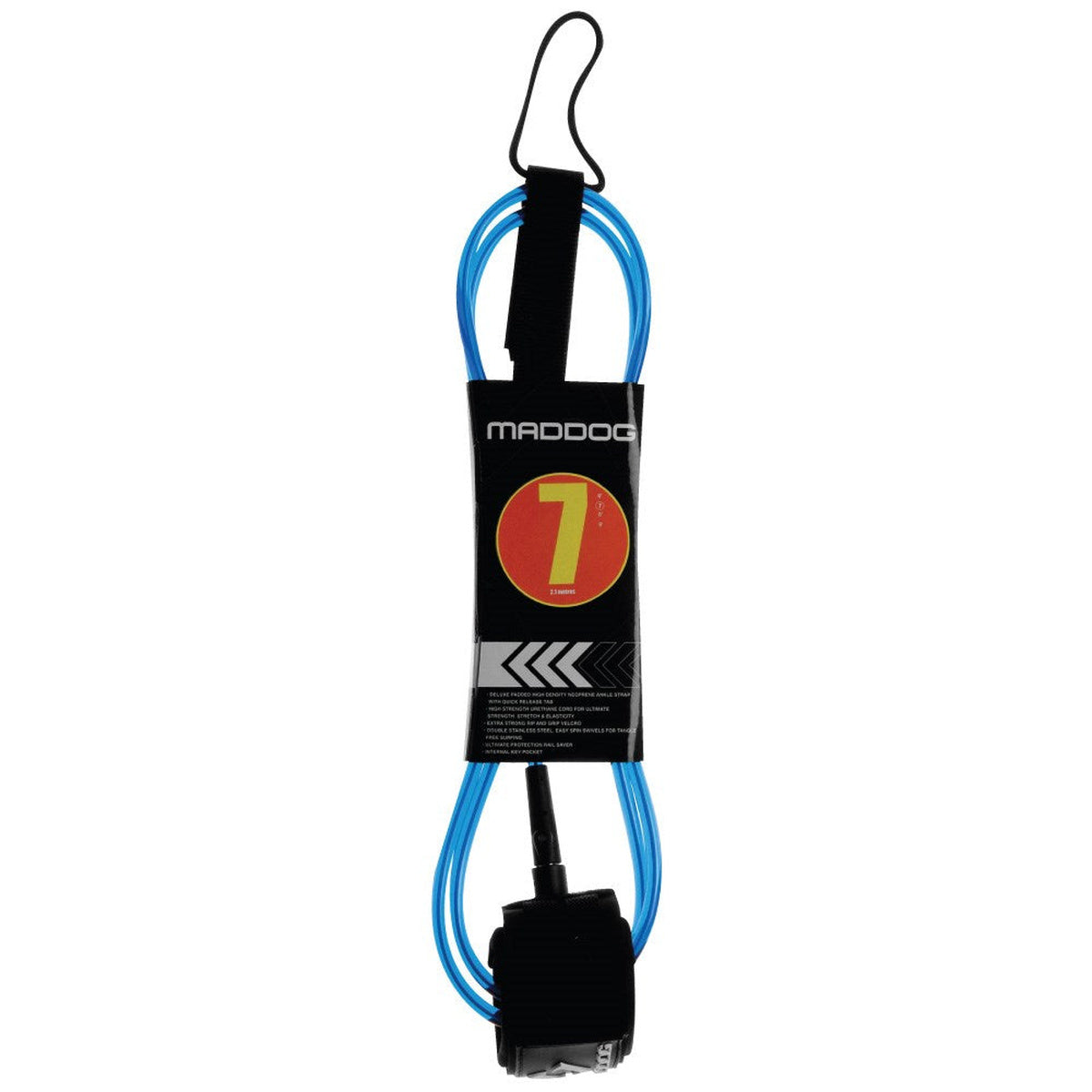 Maddog Surfboard Leash (Blue)