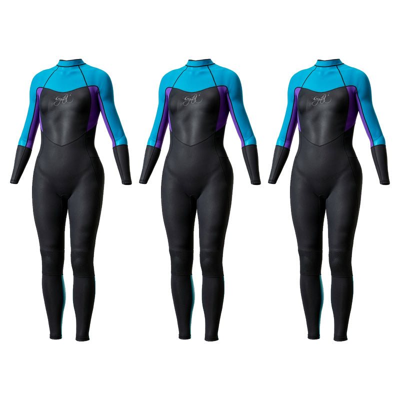 Girls' Superstretch Steamer 3/2mm (Blue)